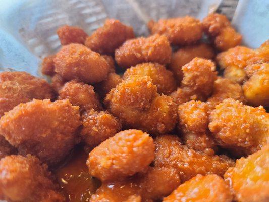 Buffalo popcorn shrimp