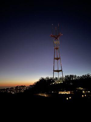 Sutro Tower is quite a sight--day or night!