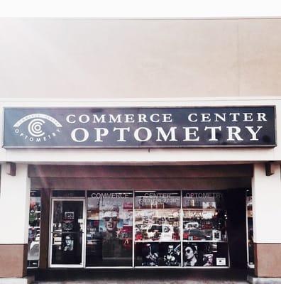 Commerce Center Optometry on same side as Target. Best eye doctor