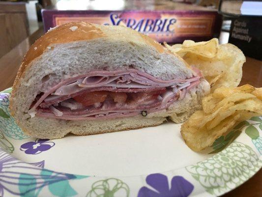 The Italian bread was downright fabulous and the veriety of Italian deli meats made the perfect Hoagie!!!