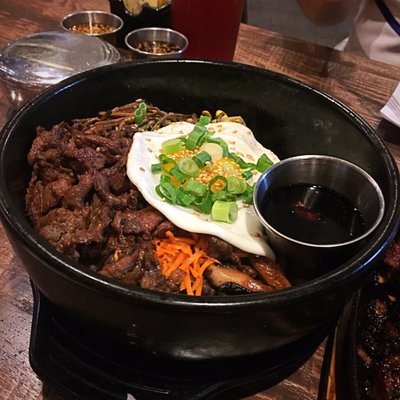 Sizzling Bibimbap $9 + Bulgogi $3 -- May 19, 2017