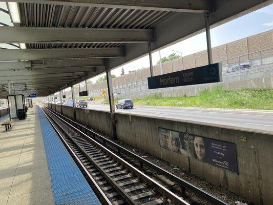 CTA - Harlem-O'Hare Blue