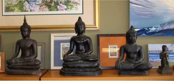 Hindu and Buddha Statues