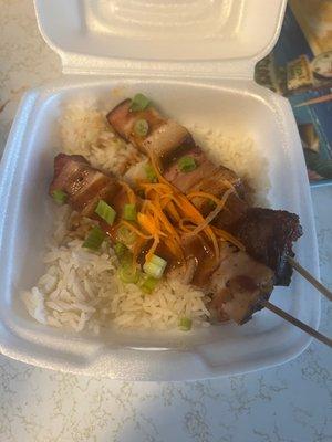 Pork skewer