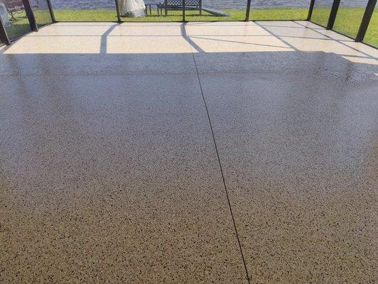 Coated Patio Surface