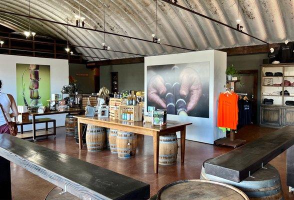 Tasting room and shop