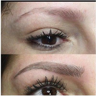 Before and After Microblading