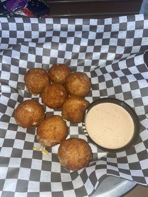 Mac and cheese bites