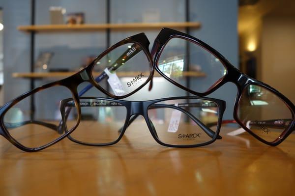 Starck Eyes frames designed by famous French architect Philippe Starck!