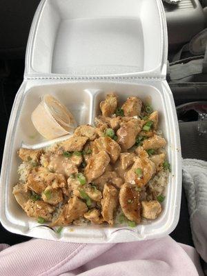 Was the best chicken and rice plate my husband and I have ever tasted! Went back a second time after this. It's been consistently good.