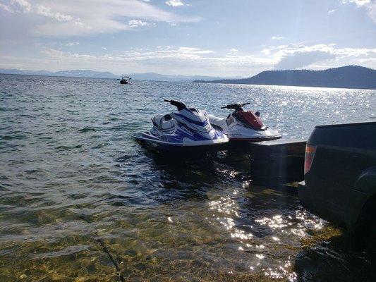 1st time launching my Jetskis.