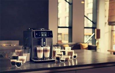 The newest line of Philips Saeco Espresso machines. We service them.