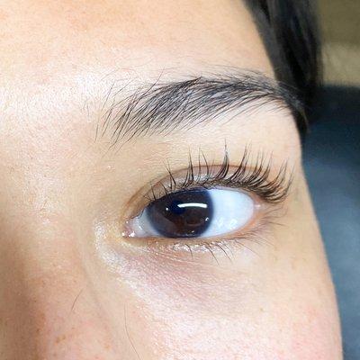 Lash lift! For availability, pricing and scheduling you can visit us on insta at Lifted.lounge