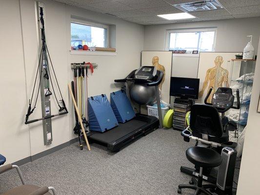 Physical therapy room