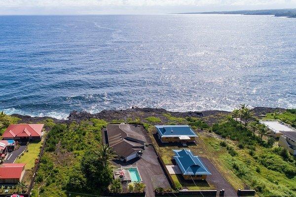 A Beautiful Ocean Front Home with a Salt Water Pool.