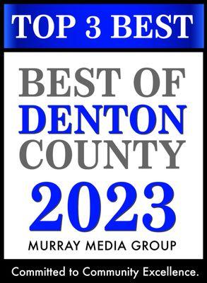 Top 3 Best of Denton County 2023