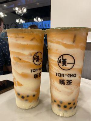 Tiger Brulee Thai Milk Tea with Boba