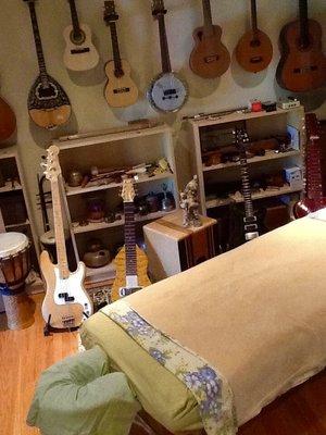 Musicians Room - best room in the house! Oldie but goodie picture dating back to 2006