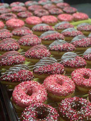 Valentine's donuts!