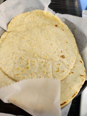 These tortillas are definitely not store bought...