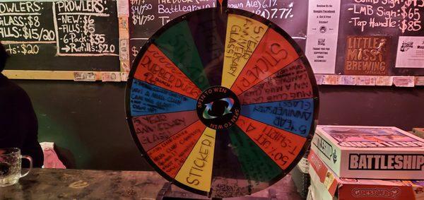 Little Miss Anniversary Mug Club Benefits Spin the Wheel Win a Prize