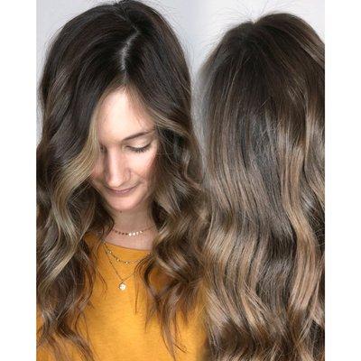 Brunette balayage