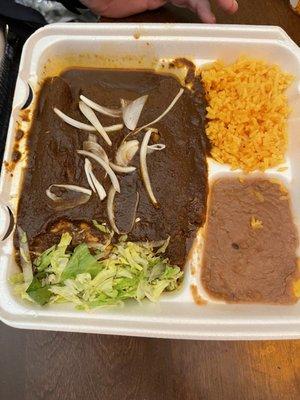 Enchiladas de Mole