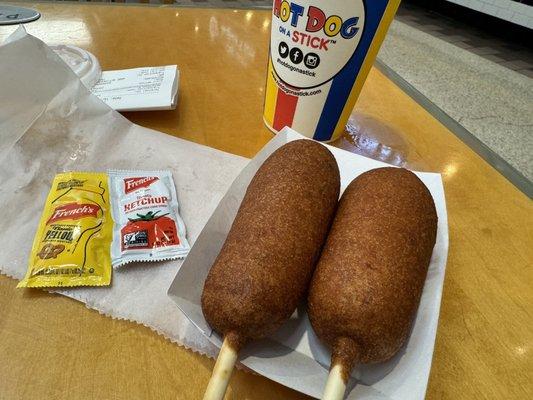 Hot dog & cheese on a stick. The original is still the best