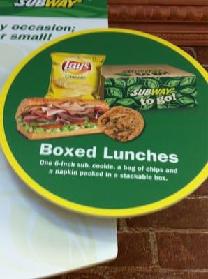 this was a cool promotion at this subway. best catering service. clean and friendly staff.