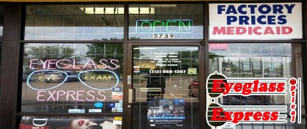 Eyeglass Express Serving Bellaire area for 20 years.