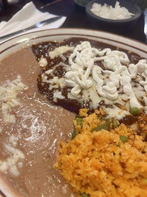 Mole Enchiladas