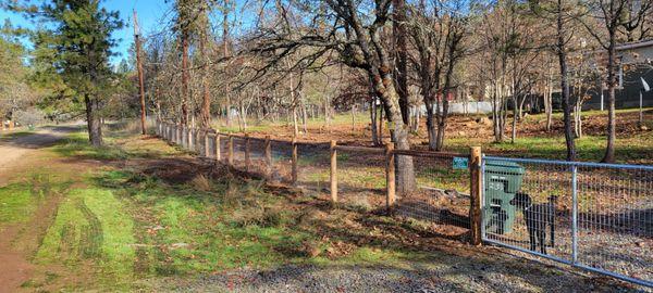 new single rail pasture fencing