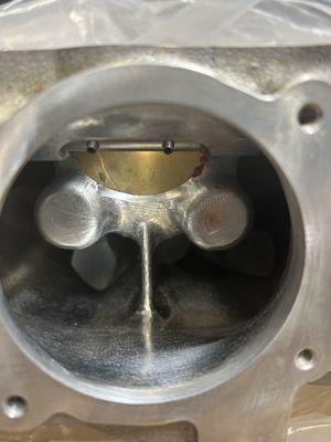 CNC bored out supercharger inlet