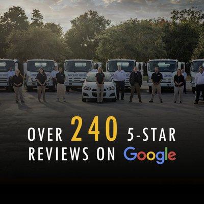 We are thrilled to share that we have received over 240 5-star reviews on Google! These outstanding reviews are a true reflection of the exc