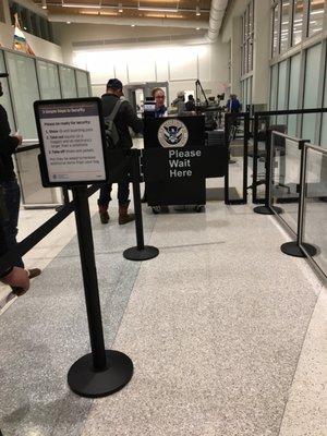 Security checkpoint