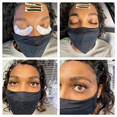 Brow Lamination and Eyelash Extensions