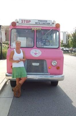 The Ice Cream Girl and her truck