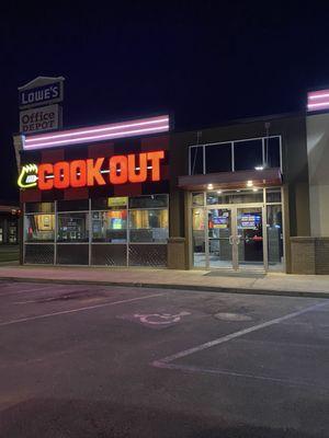 Exterior of Cook Out