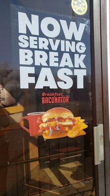 Wendy's is Serving Breakfast from 6:30am-10:30