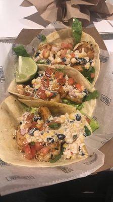 Shrimp tacos!