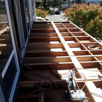 500 square foot addition including all new roof.