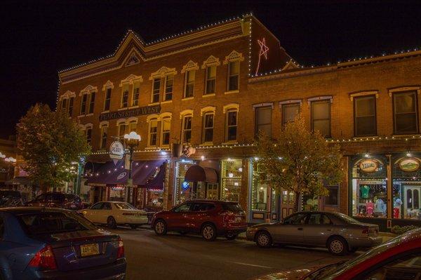 La crosse downtown and beautiful Mississippi riverside