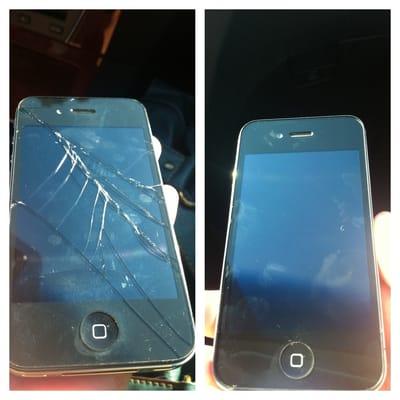 Before and 30 mins after.   Thanks for fixing my screen