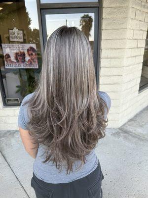 Full head highlights