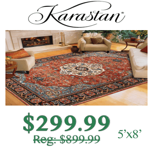 100% Wool Karastan handcraft rugs. Check out our inventory online and  order your rug now! Area Rugs