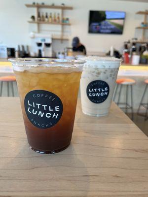 Single Origin Iced Americano and Santa Monica Fog