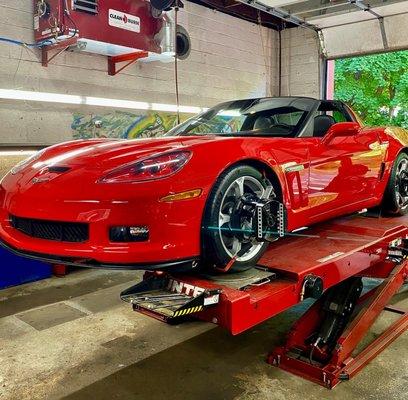 Wheel alignment service