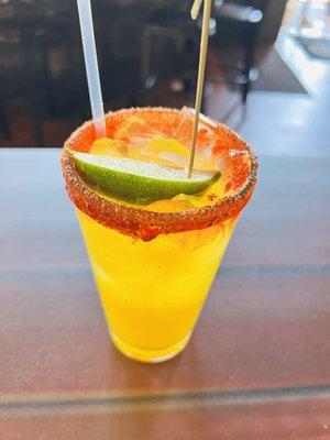 Mango Margarita on the rocks