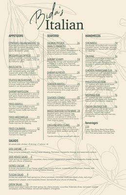 Menu Front