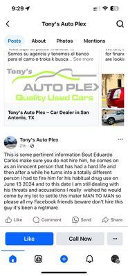 Tony's Auto Plex